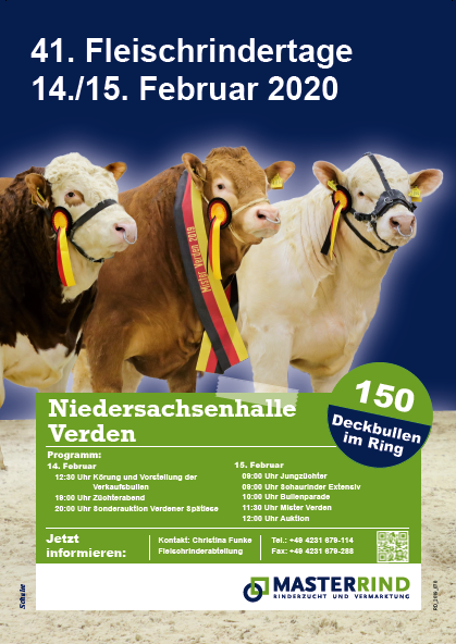 Niedersächsische Fleischrindertage 2020